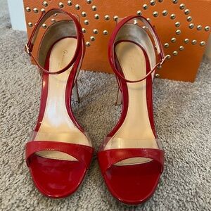 Gianvito Rossi Red Heels Size 37.5